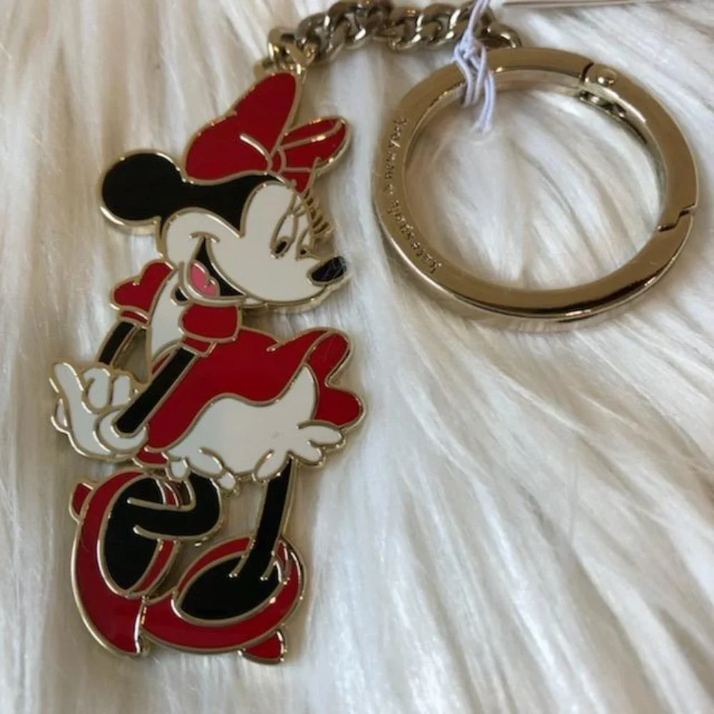 Disney x Kate Spade Minnie Mouse Keychain